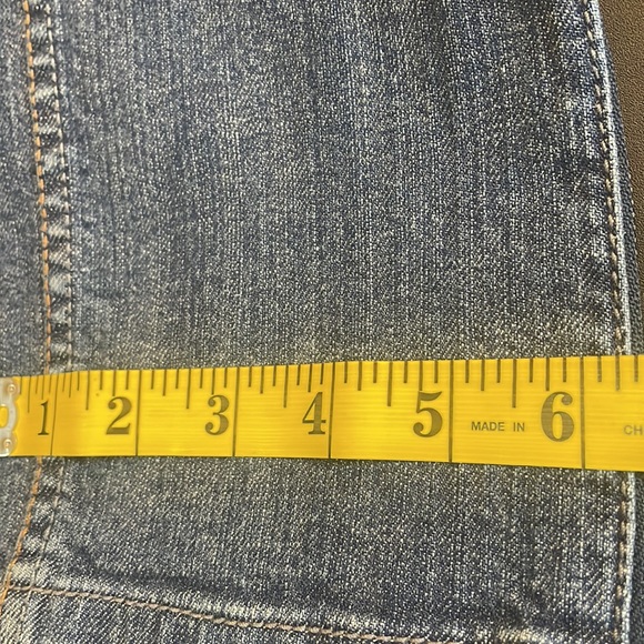 Free People zipper ankle jeans, Blue Denim, Size 30, 28 inseam - Picture 9 of 11